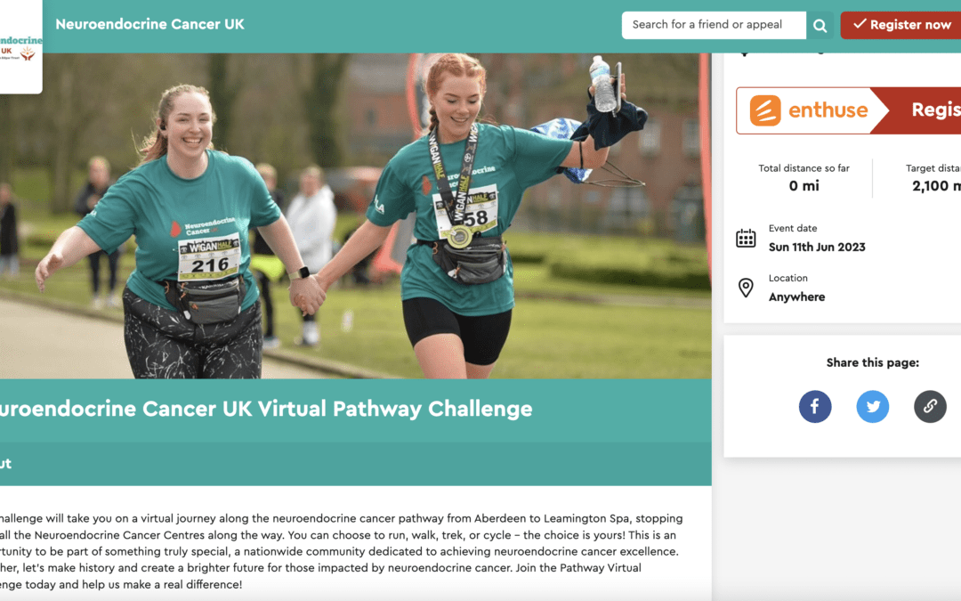 Join the Pathway Virtual Challenge and Support Neuroendocrine Cancer Research!